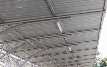 installing Skeffington metal roofing